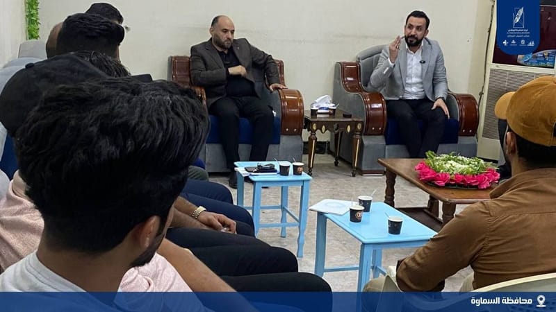 مسؤول مكتب الشباب المركزي السيد حسام الحسني في المثنى