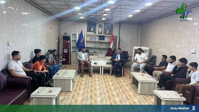 الفريق القيادي لكشافة الفرات في قضاء المحمودية