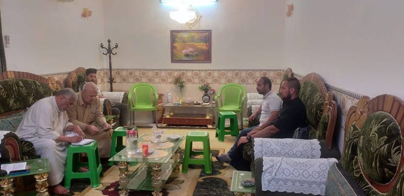 مسؤول دائرة الكفل في بابليواصل نزوله الميداني لعدد من مرتكزات الدائرة