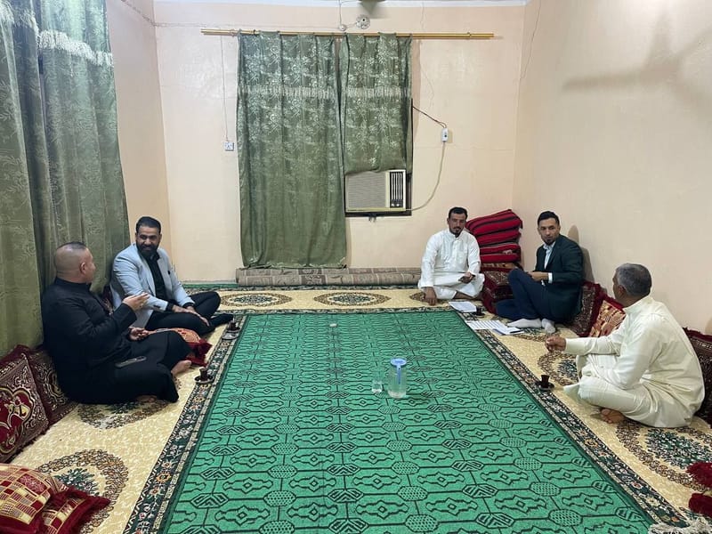 مسؤول دائرة السماوة يواصل لقاءاته التنظيمية والجماهيرية