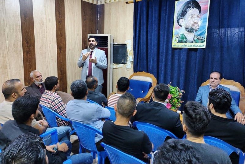 مسؤول تنظيمات الجنوب  يعقد اجتماعا مع مسؤولي المكاتب والمناطق في دائرة المعقل البصرة