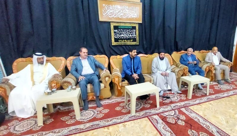 السيد قصي الموسوي يلتقي جمعا من مسؤولي المكاتب والمناطق في الدائرة الثالثة - الدير