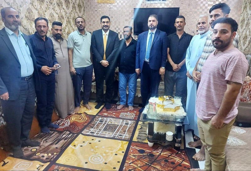 مسؤول تنظيمات الجنوب  يلتقي جمعا من "مسؤولي المناطق الخاصة بمكتب الغراف٢