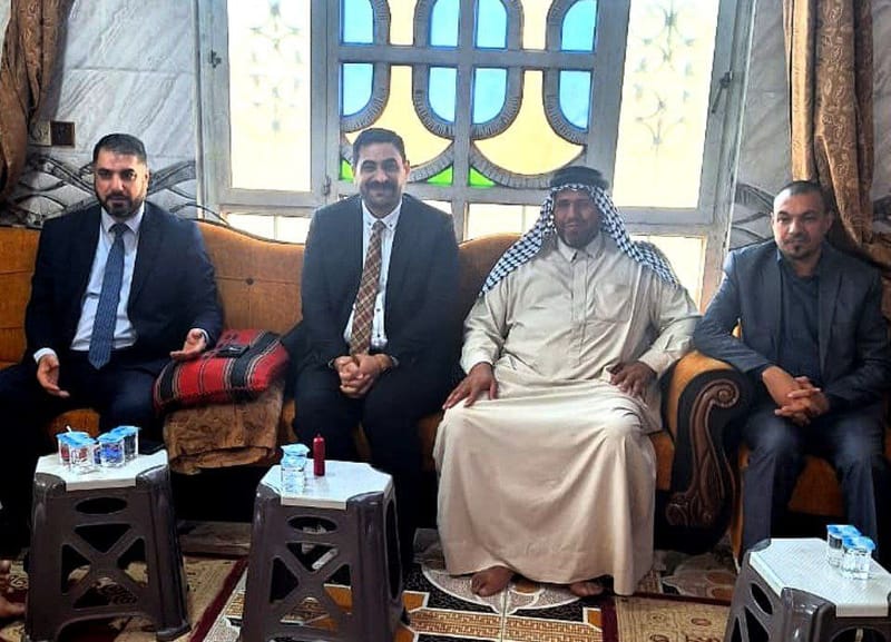 مسؤول تنظيمات الجنوب  يستمر بجولته الميدانية في محافظة واسط ويزور مضيف السادة الشرامطة