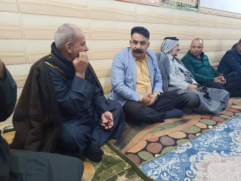 مسؤول اعلام الفرات الاوسط في جولة ميدانية لوفد تياري في مناطق جنوب بابل