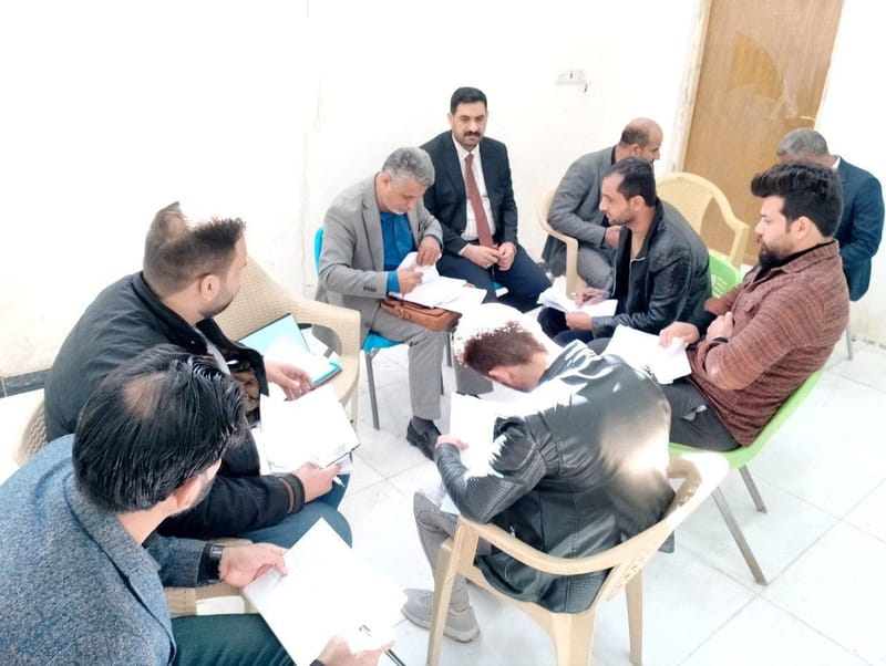 مسؤول تنظيمات الجنوب  يلتقي جمعاً قيادياً من مسؤولي المكاتب الخاصة في محافظة ذي قار