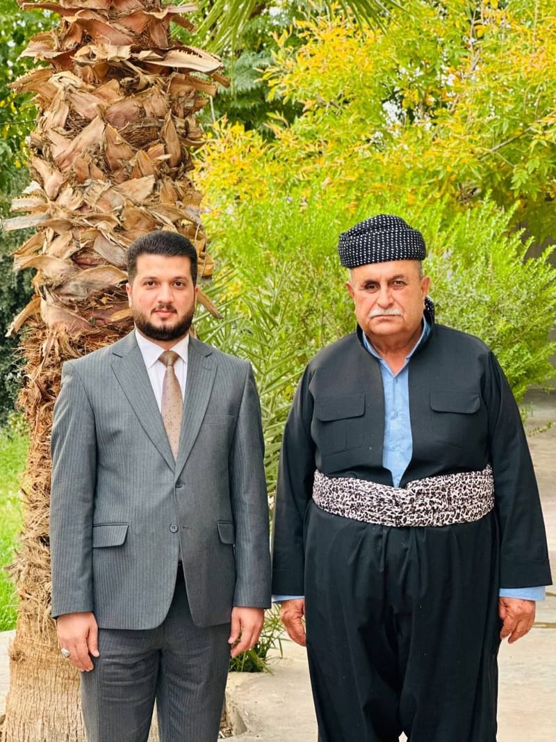 مسؤول مكتب اقليم كردستان  يزور الشيخ جميل سورچي