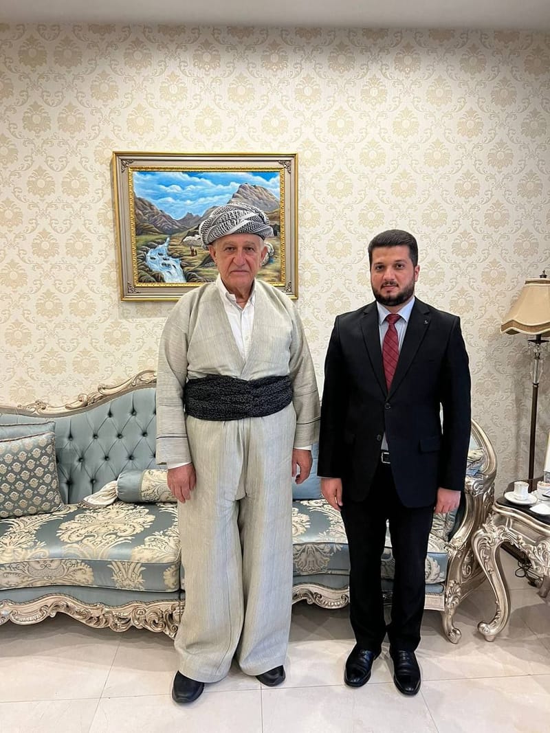مسؤول مكتب اقليم كردستان لقاءً مميزا مع الشيخ محمود اغا الهركي.