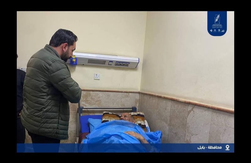 زار عضو المكتب السياسي السيد حسام الحسني الاستاذ المُخلص شاكر المسلماوي أبو غسان