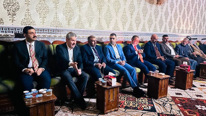 البرنامج الخامس والأخير في محافظة واسط للمكتب التنفيذي كان لقاء الشيخ كريم عويد الشحماني.