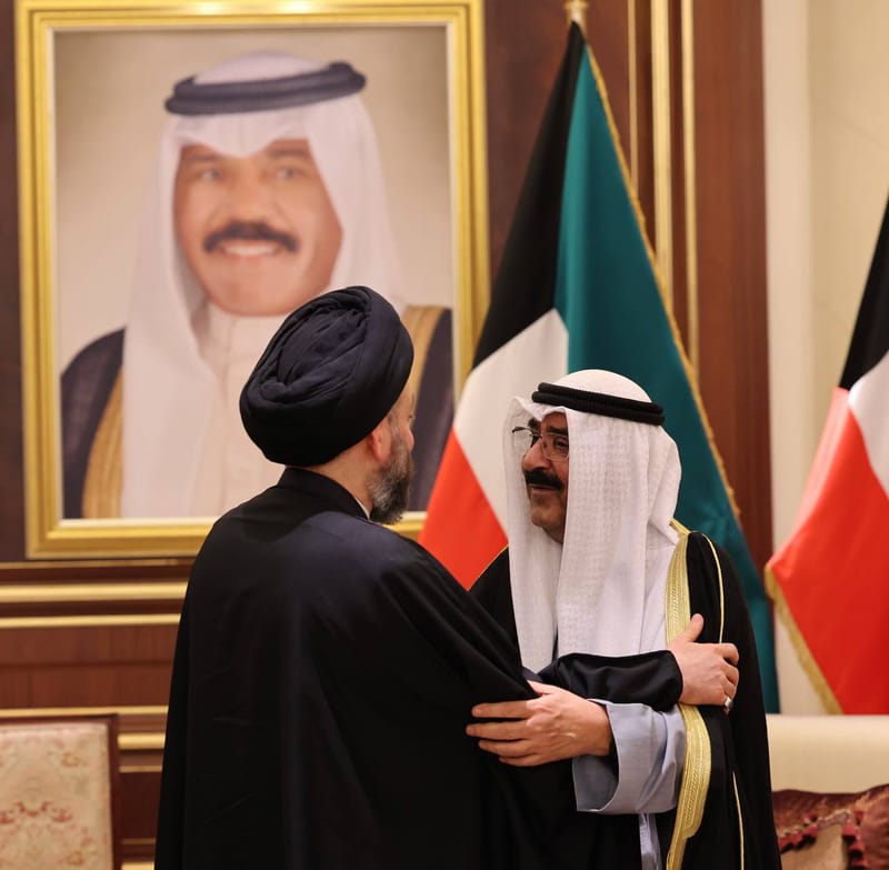 الحكيم : قدمنا ووفد ائتلاف إدارة الدولة التعازي لصاحب السمو الشيخ مشعل الأحمد الجابر الصباح أمير دولة الكويت