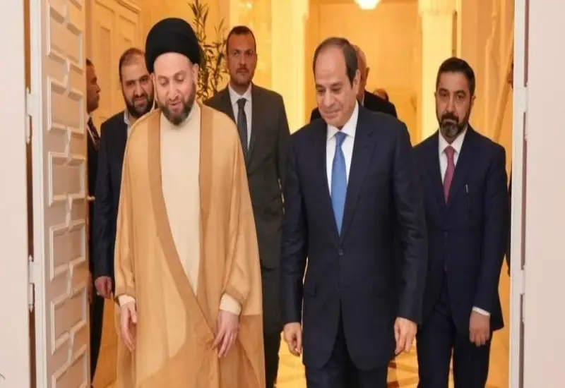 الحكيم يبارك لفخامة الرئيس المصري عبد الفتاح السيسي إعادة انتخابه رئيسا لجمهورية مصر العربية