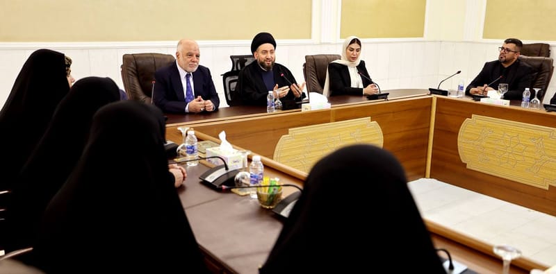 الحكيم يلتقي أعضاء كتلة تحالف قوى الدولة الوطنية في مجالس المحافظات وباركنا لهم هذا الانتصار