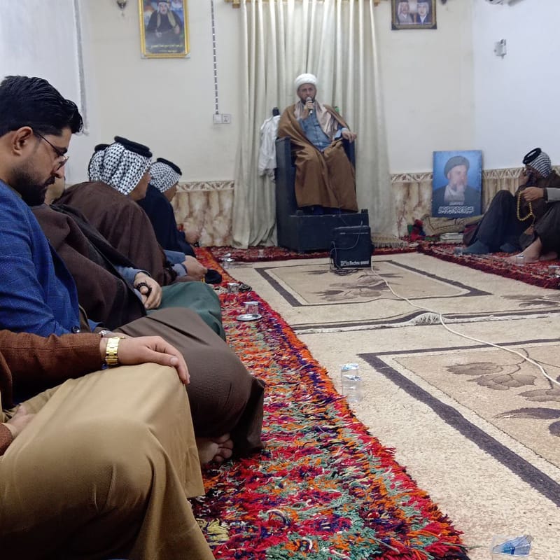 مجالس العزاء بذكرى استشهاد آية الله العظمى السيد محمد باقر الحكيم قدس سره الشريف في دائرة جنوب الديوانية.