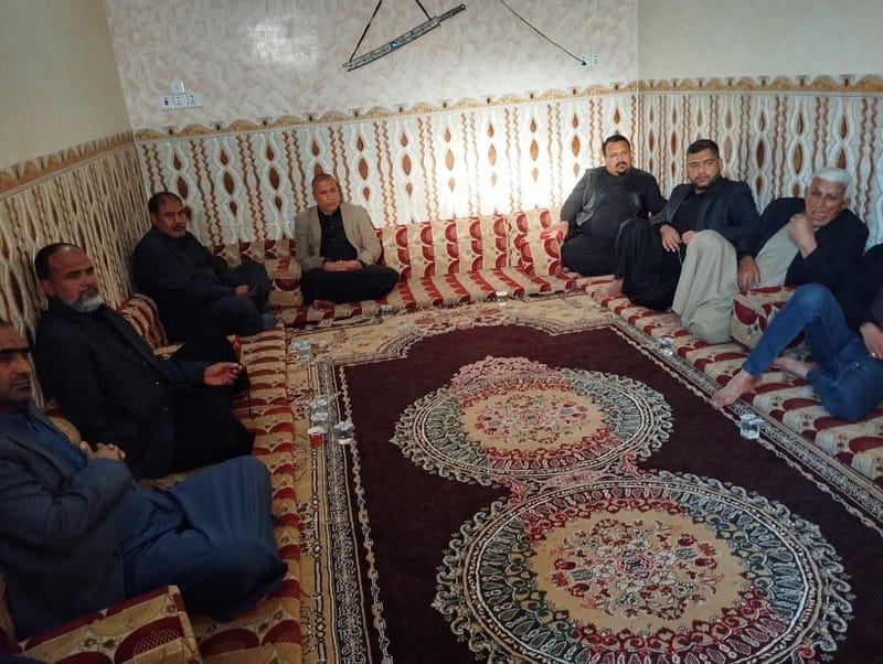 في الديوانية.. أقيم مجلس عزاء حسيني في دار السيد عقيل سعار الجبوري على روح شهيد المحراب الخالد.