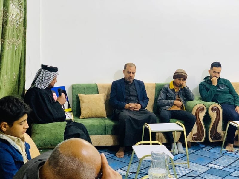 من الديوانية.. اقامة مجلس عزاء لروح شهيد المحراب قدس سره في مضيف عضو الهيئة العامة في قضاء عفك.