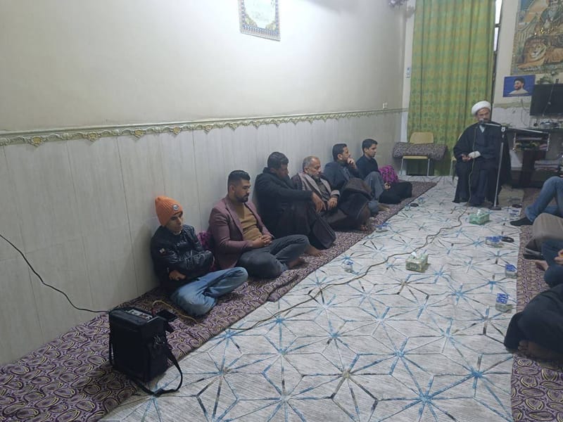 مجلس العزاء في دار الاستاذ كمال العويدي / محافظة بابل لى رحيل شهيد المحراب