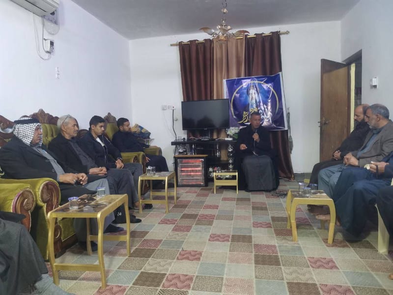 مجلس العزاء في دار السيد كريم الشريفي / محافظة بابل على رحيل شهيد المحراب
