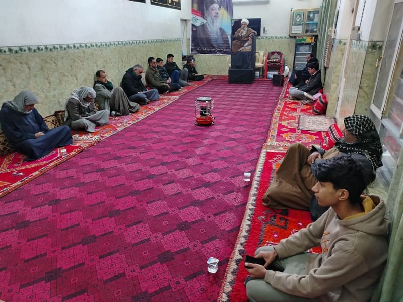 مجلس عزاء شهيد المحراب  في قضاء الهندية بمحافظة كربلاء المقدسة