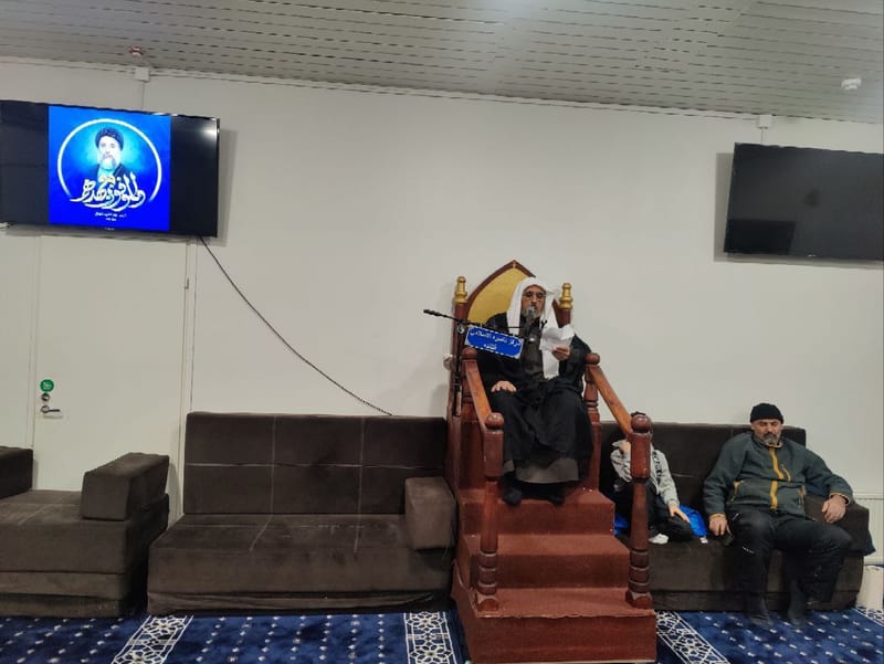 المؤمنون في فنلندا يحيون ذكرى استشهاد آية الله العظمى السيد محمد باقر الحكيم (قده) في ذكرى يوم الشهيد العراقي.