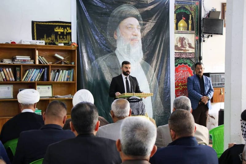 مكتب تيار الحكمة الوطني في دائرة بلدروز بمحافظة ديالى يقيم حفلاً تأبينياً بذكرى شهادة آية الله العظمى السيد محمد باقر الحكيم (قدس سره الشريف)