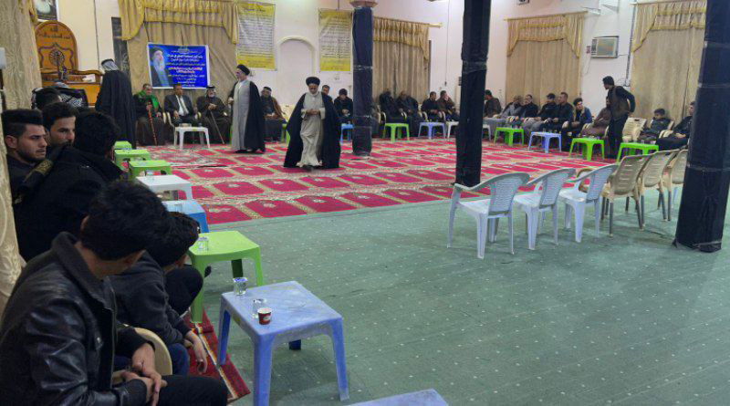 مجلس العزاء في قضاء سوق الشيوخ من ديوان السادة ال ظاهر / محافظة ذي قار