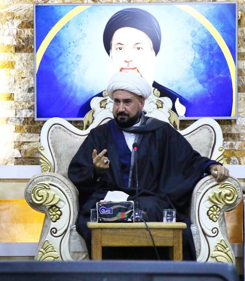 مسؤول تنظيمات ديالى الأستاذ مرتضى الملآ جواد يقييم مجلس عزاء بذكرى استشهاد (شهيد المحراب) آية الله العظمى السيد محمد باقر الحكيم ( قدس سره )