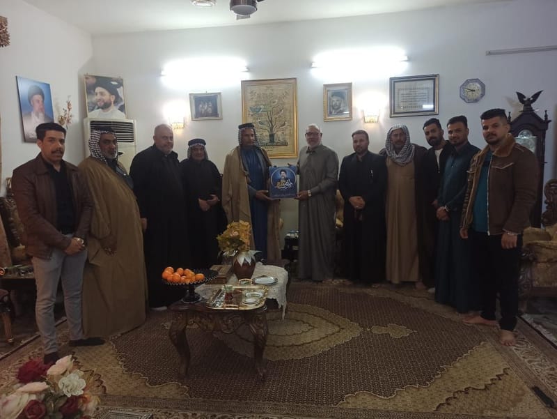 مجلس تعزية حسيني في دار الأستاذ أبو سامر على روح  شهيد المحراب الخالد.