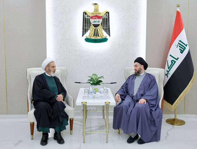 الحكيم يلتقي الشيخ عبد المنعم الزين رئيس مجلس علماء أهل البيت (عليهم السلام)  في السنغال