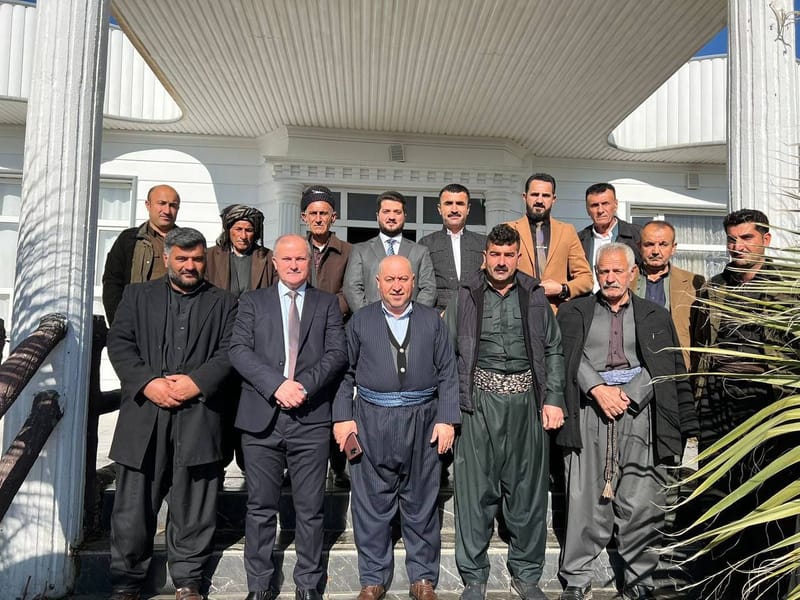 في محافظة السليمانية. كانت للاستاذ صباح الصالحي محطة لقاء مميزة مع جناب الشيخ سيروان شيخ عشيرة باشكي