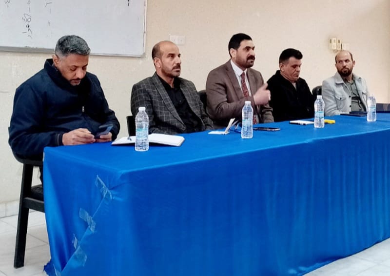 مسؤول تنظيمات الجنوب السيد قصي الموسوي يلتقي مسؤولي المكاتب في  محافظة ذي قار دوائر(الاصلاح-البطحاء-سوق الشيوخ)