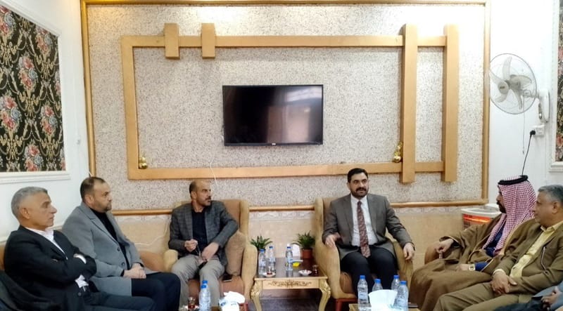 مسؤول تنظيمات الجنوب السيد قصي الموسوي يلتقي  مسؤولي المكاتب في دائرتي {الشطرة والرفاعي}