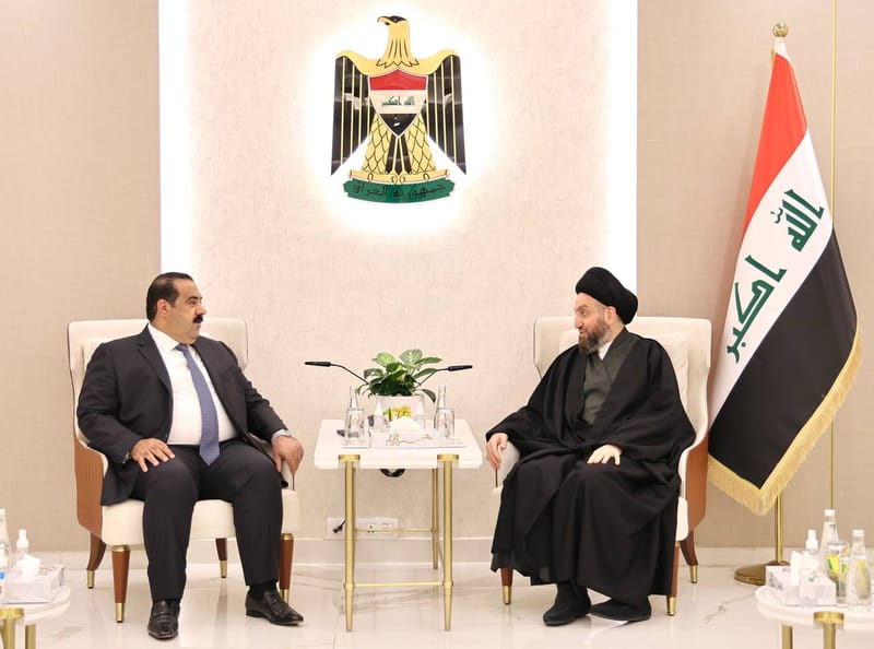 الحكيم يلتقي رئيس تحالف عزم الأستاذ مثنى السامرائي