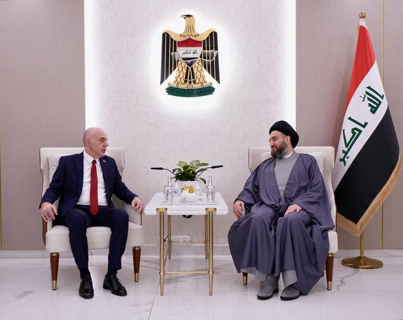 الحكيم يلتقي سعادة السفير التركي في العراق السيد علي رضا كوناي