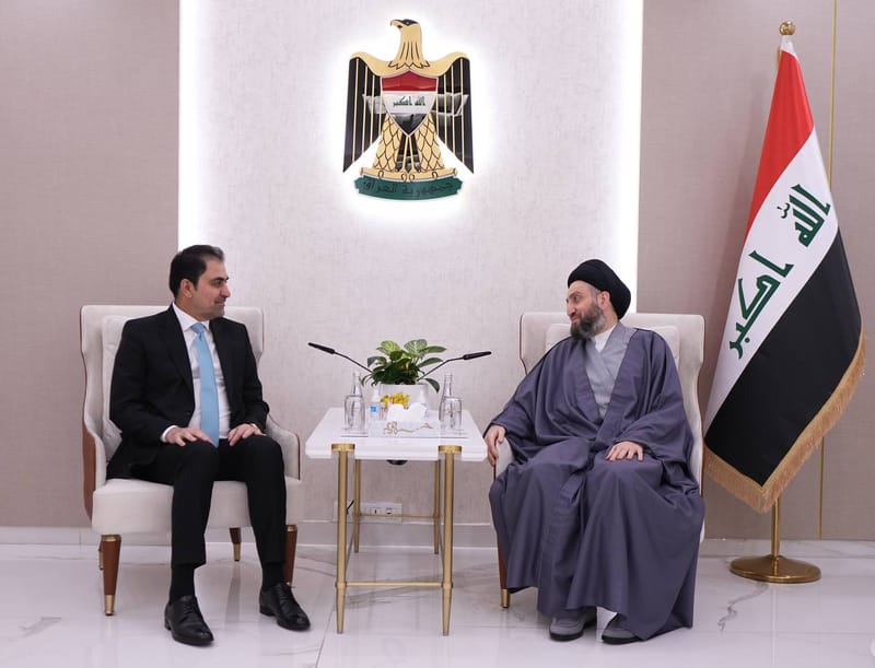 الحكيم يلتقي نائب رئيس مجلس النواب العراقي الأستاذ محسن المندلاوي