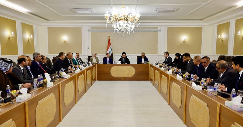 الحكيم يلتقي  كتلتي تحالف قوى الدولة الوطنية في مجلس النواب ومجالس المحافظات