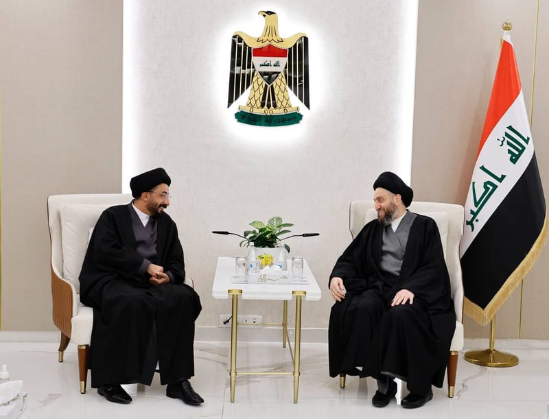 الحكيم يلتقي وفد حزب الدعوة تنظيم العراق برئاسة الأستاذ خالد الأسدي.