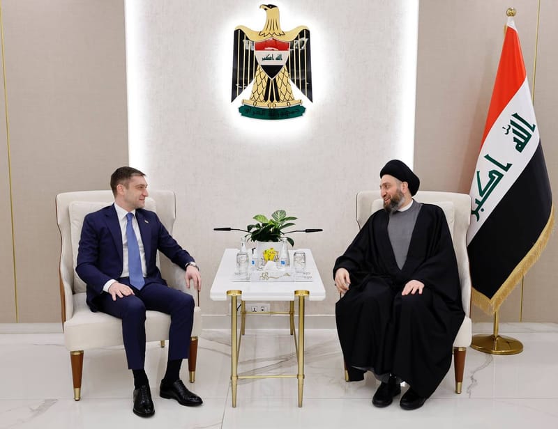الحكيم يلتقي سفير أذربيجان لدى العراق سعادة السيد نصير ممدوف