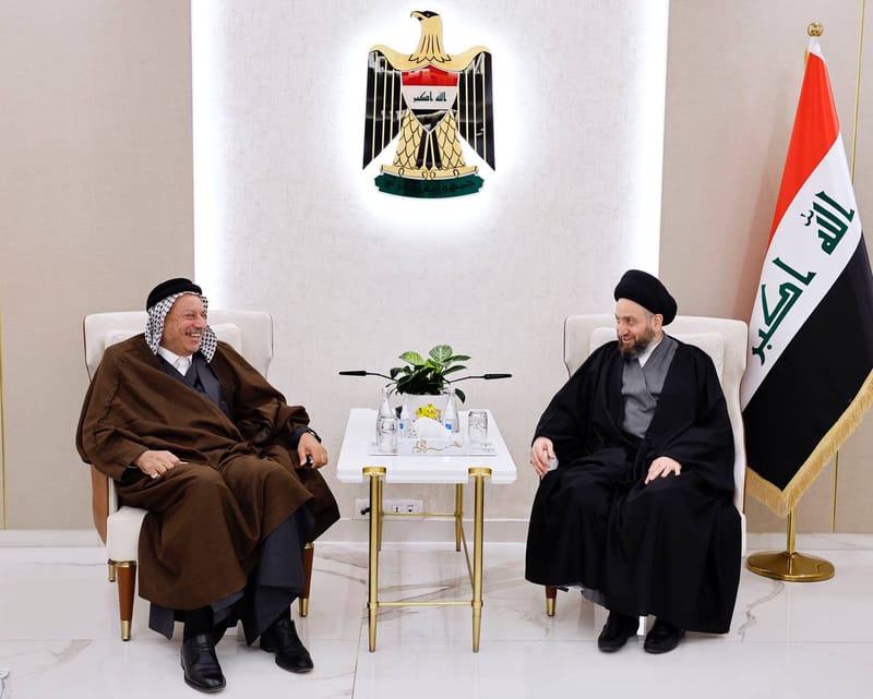 الحكيم يلتقي وفد قبيلة بني حسن الكريمة من الشيوخ والوجهاء برئاسة أخينا المفضال الأمير مثنى آل حسن