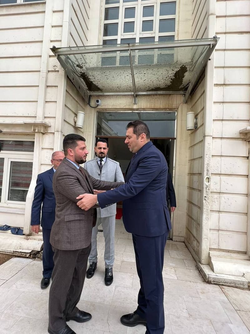 مسؤول مكتب اقليم كردستان يزور مكتب العلاقات الوطنية للاتحاد الوطني الكردستاني