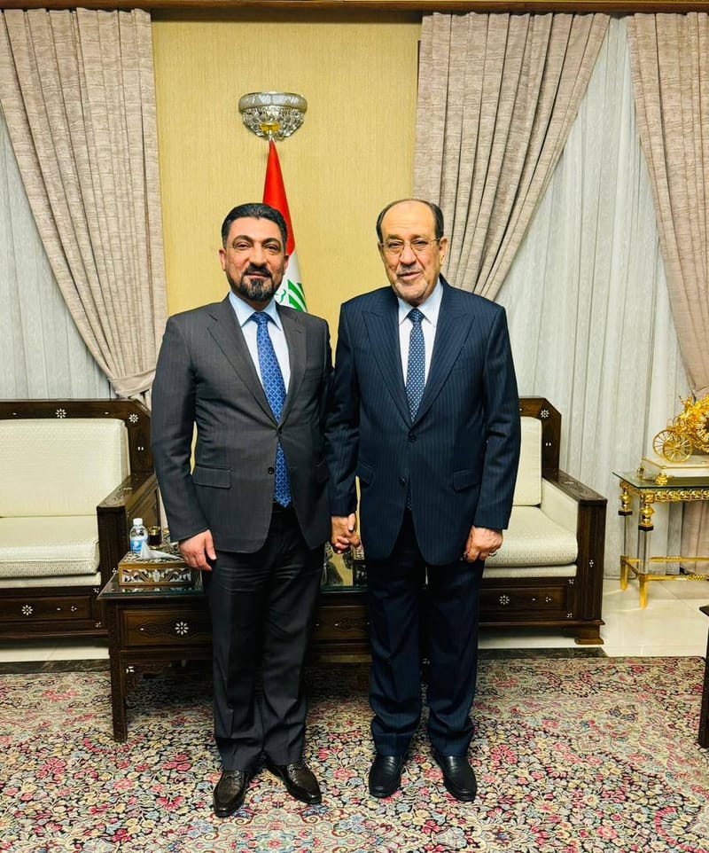 الوكيل الاداري لوزارة التجارة يلتقي رئيس ائتلاف دولة القانون الأستاذ نوري المالكي