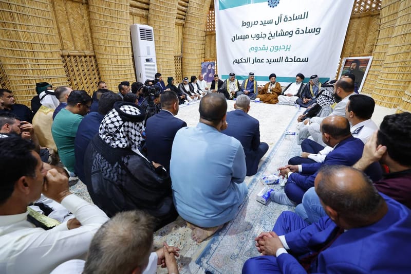 زيارة سماحة السيد عمار الحكيم لمضيف سيد صروط