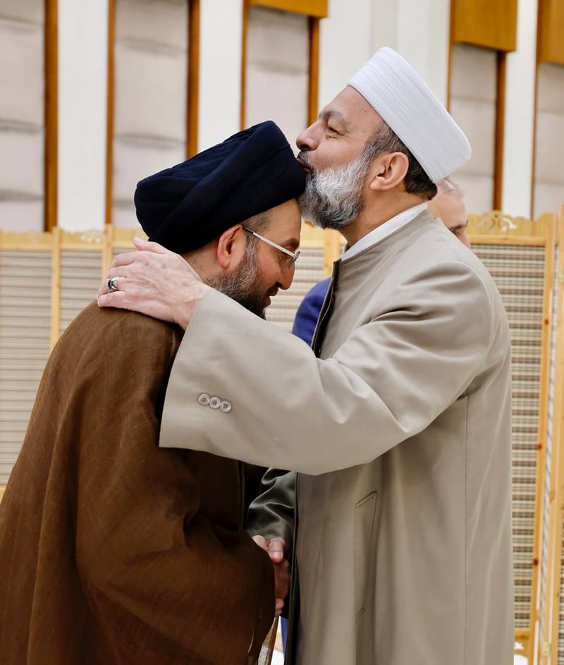 استقبل سماحة السيد الحكيم الامين العام للمجمع العالمي للتقريب بين المذاهب الاسلامية