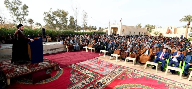 زيارة سماحة السيد عمار الحكيم مجلس محافظة المثنى