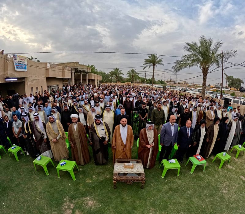 لقاء سماحة السيد عمار الحكيم بمضيف عشيرة النجادات