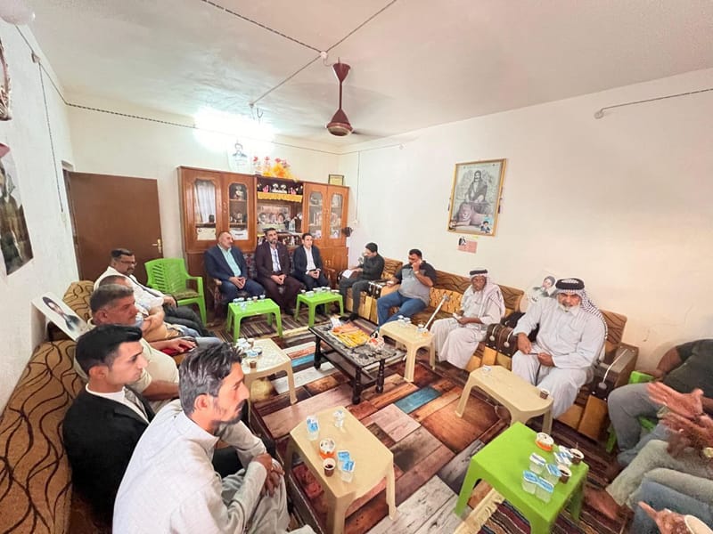 زيارة عضو مجلس محافظة بابل عن كتلة الحكمة الأستاذ رياض عداي يزور قضاء المسيب