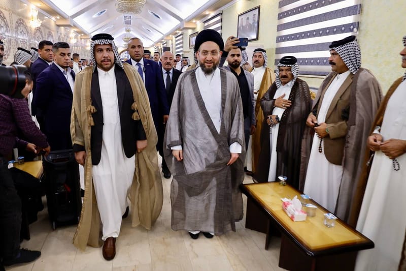 زيارة سماحة السيد عمار الحكيم لمضيف عشائر ال بدير