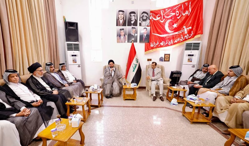 زيارة سماحة السيد عمار الحكيم  قضاء الحمزة في محافظة الديوانية