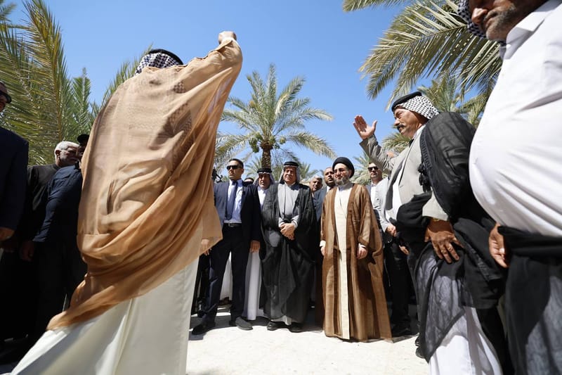 لقاء سماحة السيد عمار الحكيم مضيف عشائر گريط