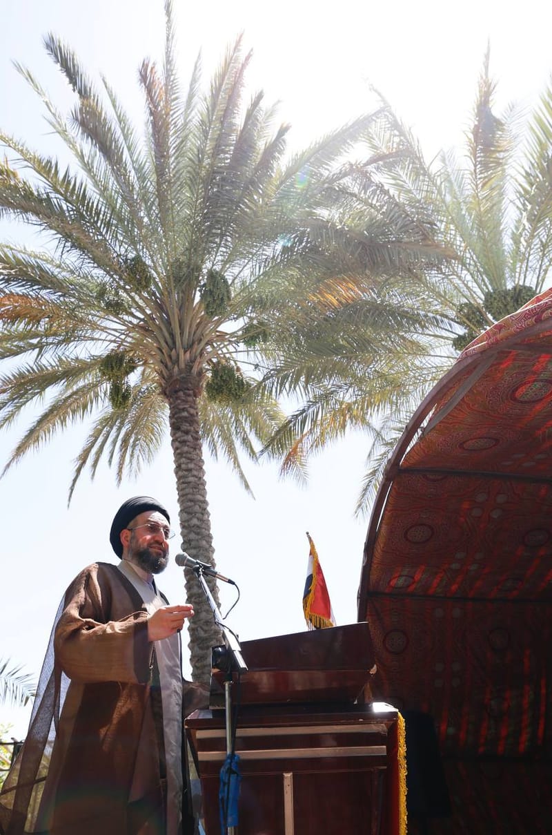 زيارة سماحه السيد عمار الحكيم  قضاء الحسينية و مضيف  المفضال جناب الشيخ جاسم الهنون الحويمدي